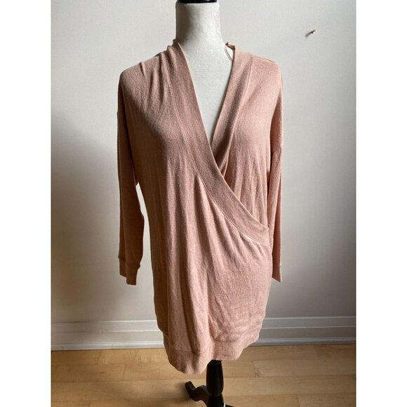 SOCIALITE Women Long Sleeve Cross Front Sweater Dress BNWOT Small Long Sleeve - Picture 2 of 7